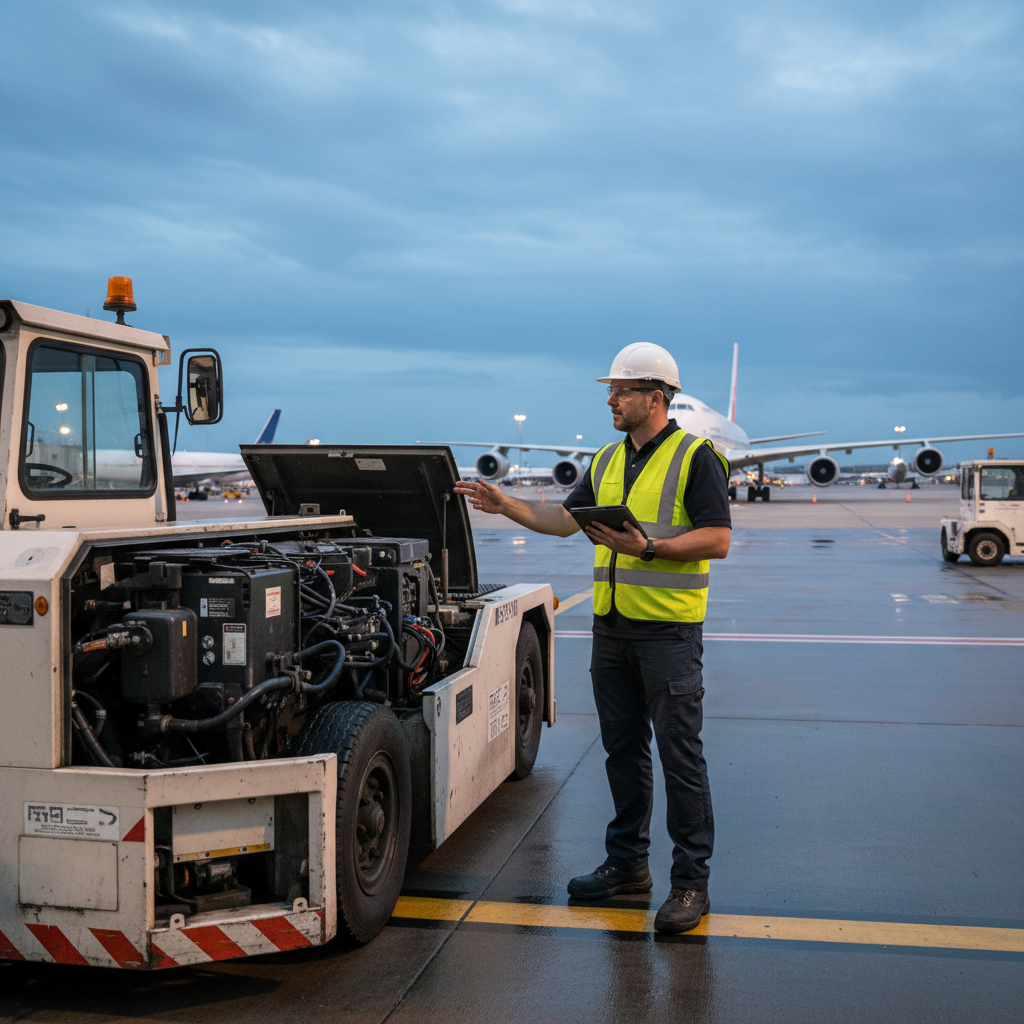 Maintenance technician inspection