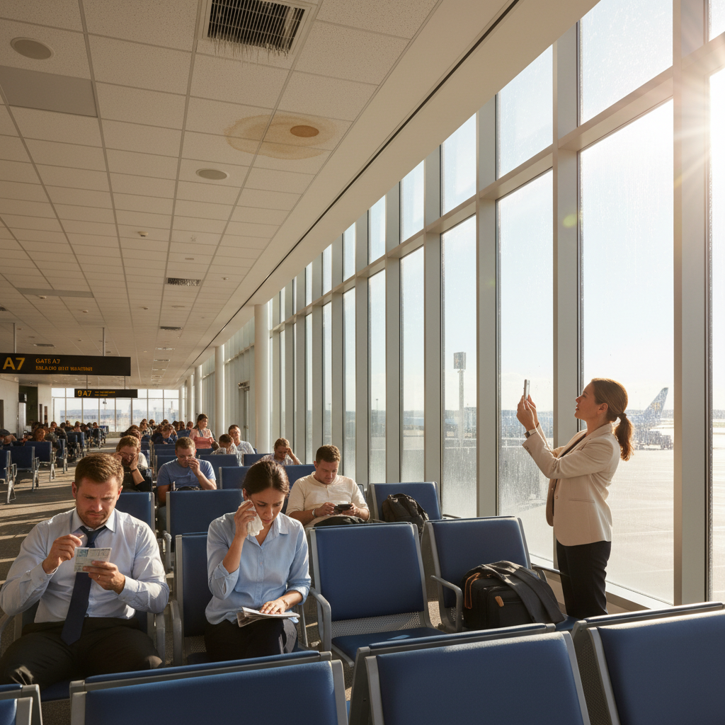 Airport climate control failure