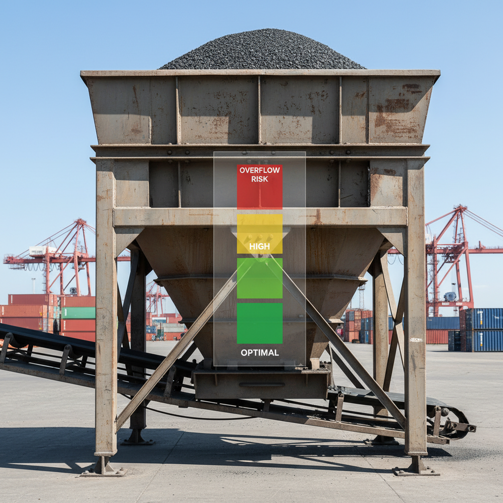 Hopper buffer state monitoring