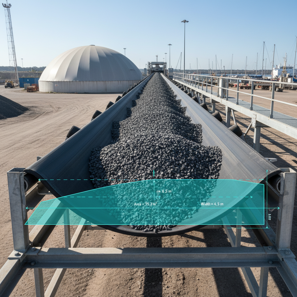 Conveyor belt volumetric measurement