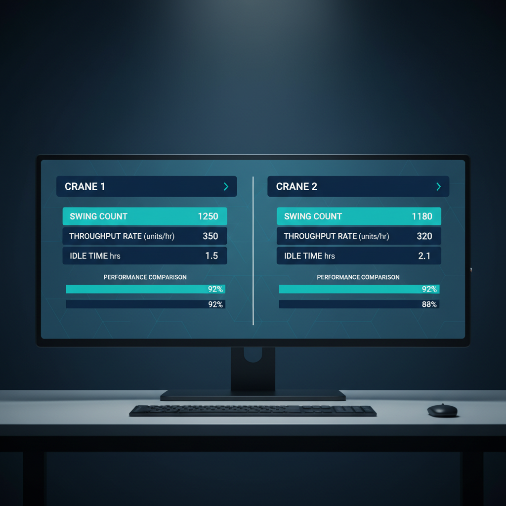 Per-crane performance dashboard