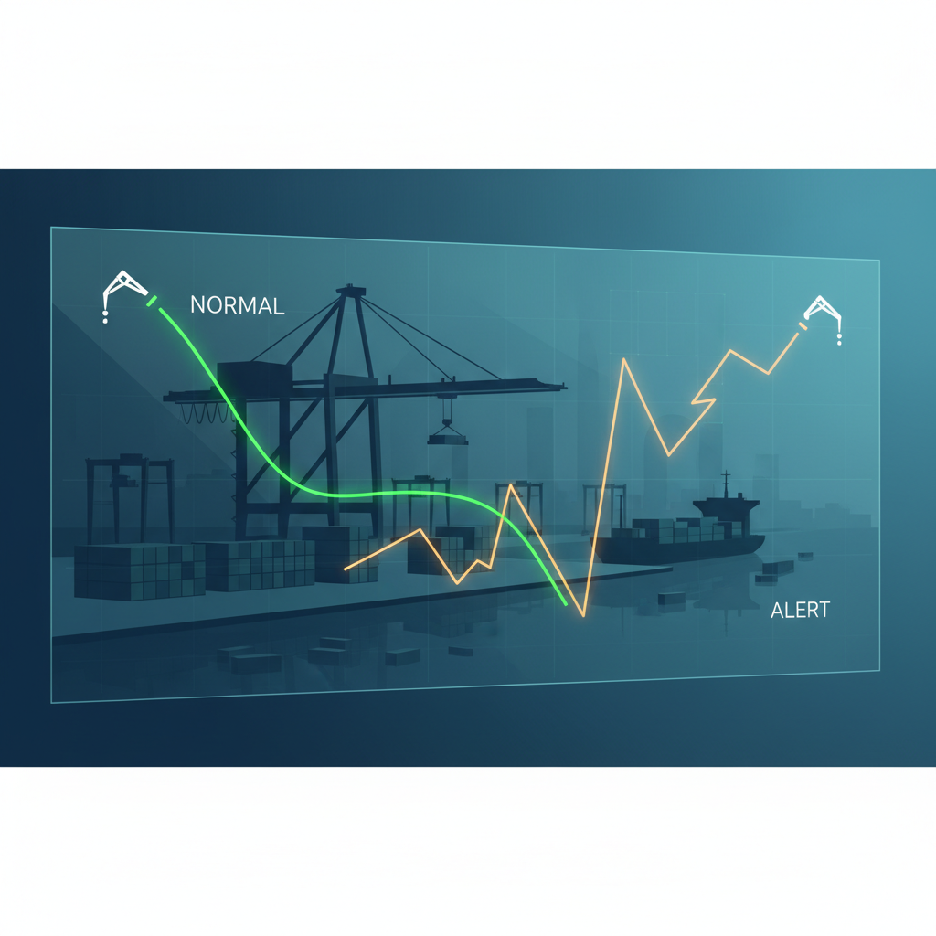 Crane trajectory behavioral analysis